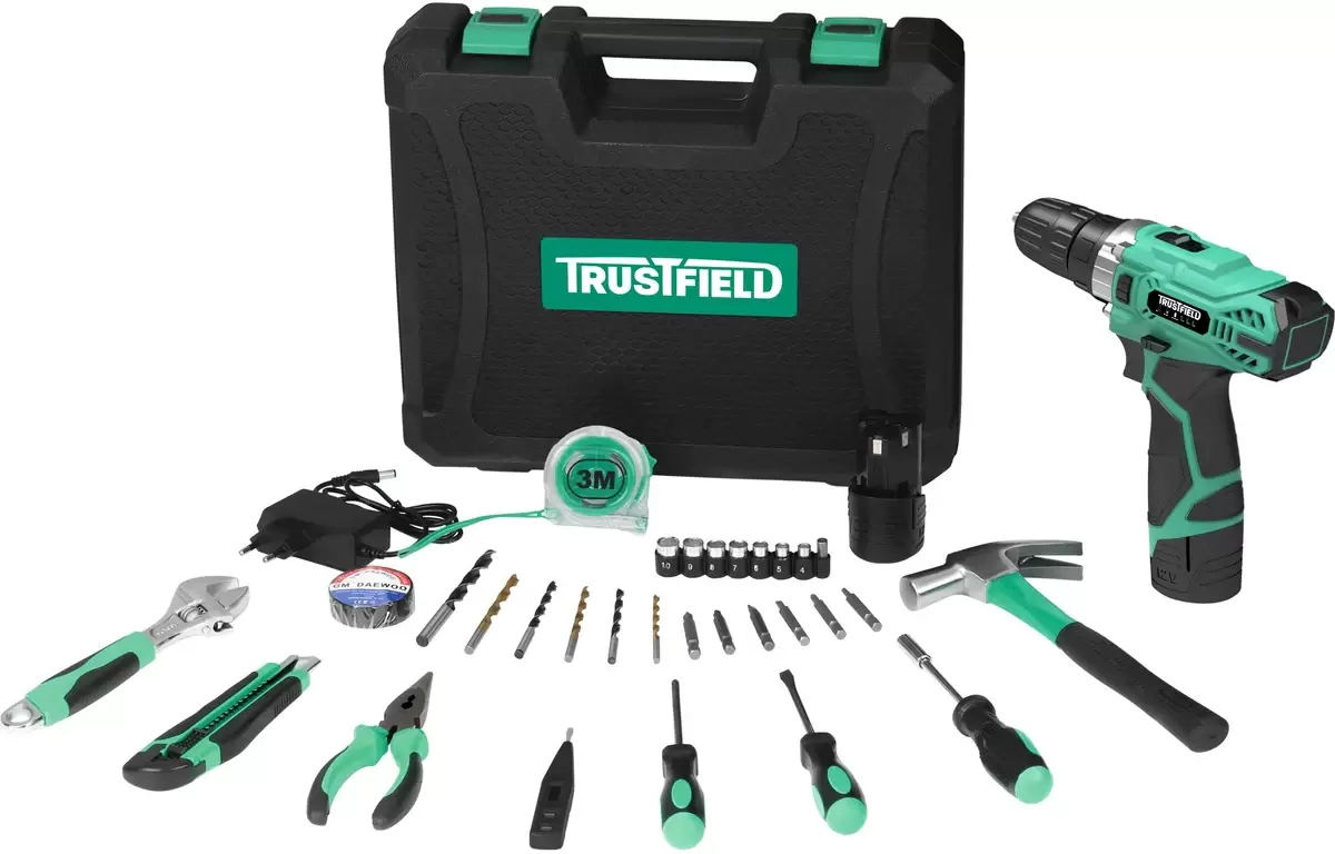 Дрель-шуруповерт аккумуляторная Trustfield ETCD-12.1.1-Set фото