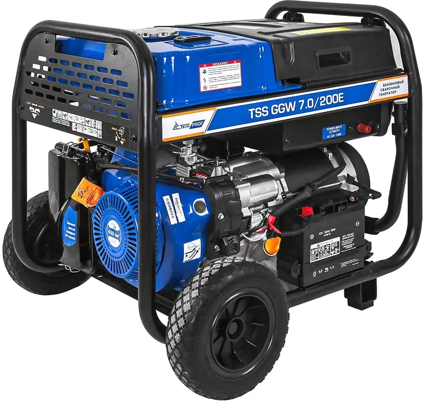 Бензиновый сварочный генератор ТСС Prof GGW 7.0/200E фото