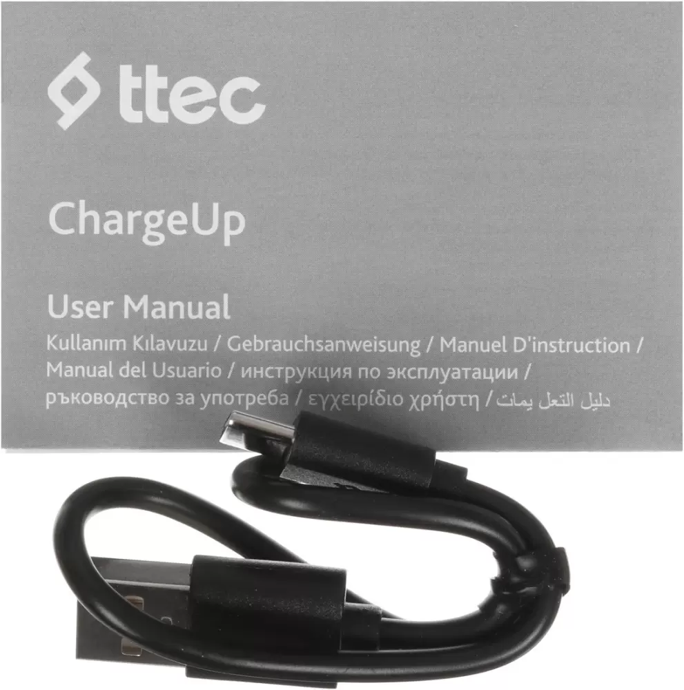 Портативное зарядное устройство ttec ChargeUp 10000mAh 10.5W (черный) фото 4