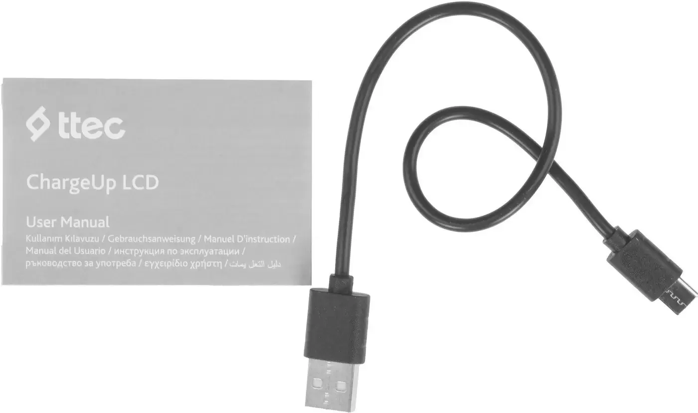 Портативное зарядное устройство ttec ChargeUp LCD 10000mAh 10.5W (темно-синий) 2BB205L фото 3