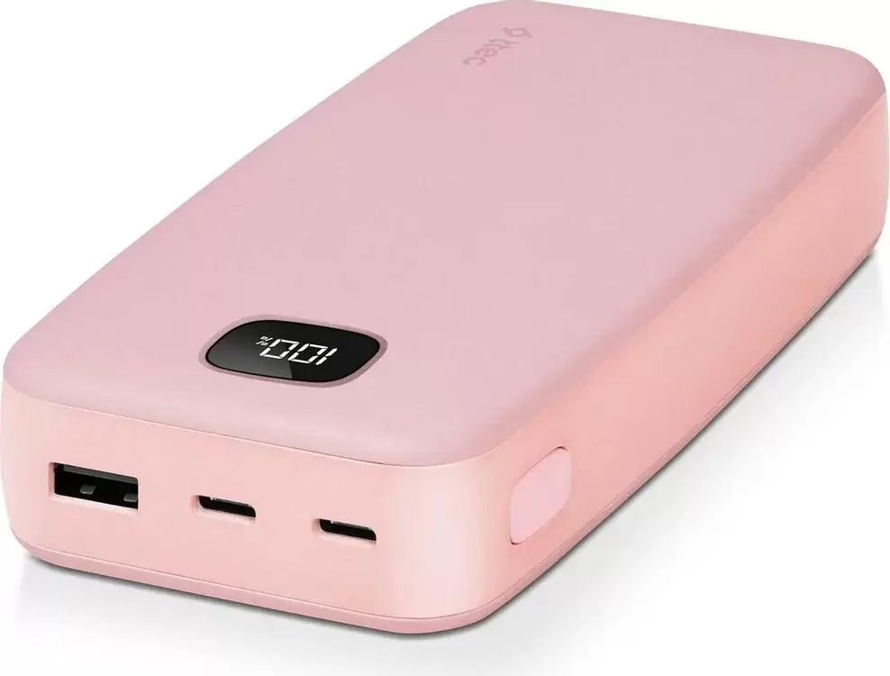 Портативное зарядное устройство ttec ChargeUp Pro LCD 20000mAh 22.5W (розовый) 2BB213TP фото 2