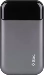 Портативное зарядное устройство ttec ReCharger Pro LCD 10000mAh 20W (серый) 2BB214UG фото
