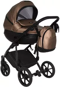Детская универсальная коляска Tutis Mimi Style Galaxy 2 в 1 / 1182389 (коричневый металлик) фото