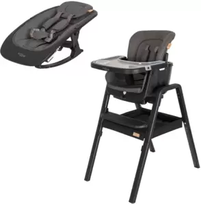 Стульчик для кормления Tutti Bambini High Chair Nova Complete (black/black)