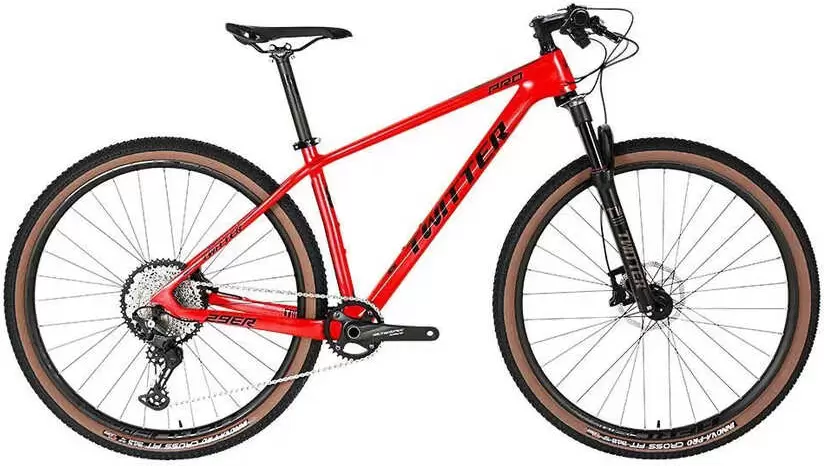 Twitter Leopard Pro Shimano Deore M6100-1*12S (L, красный)