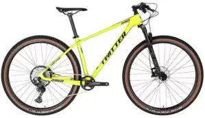 Велосипед Twitter Leopard Pro Shimano Deore M6100-1*12S (M, желтый) фото