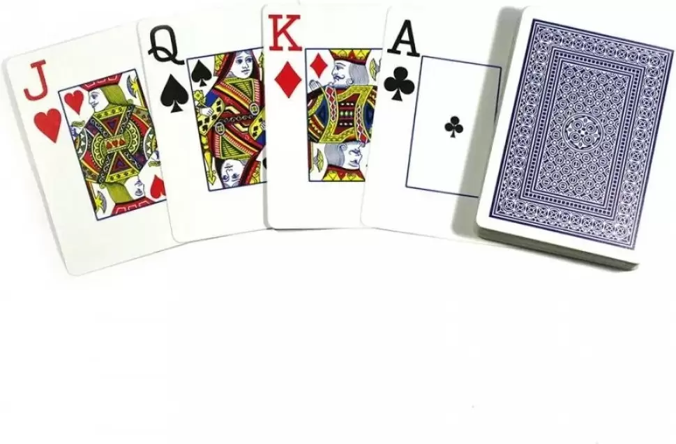 Игральные карты U.S. Games Systems Аviator Jumbo Index Blue 1000876-b (синий) фото