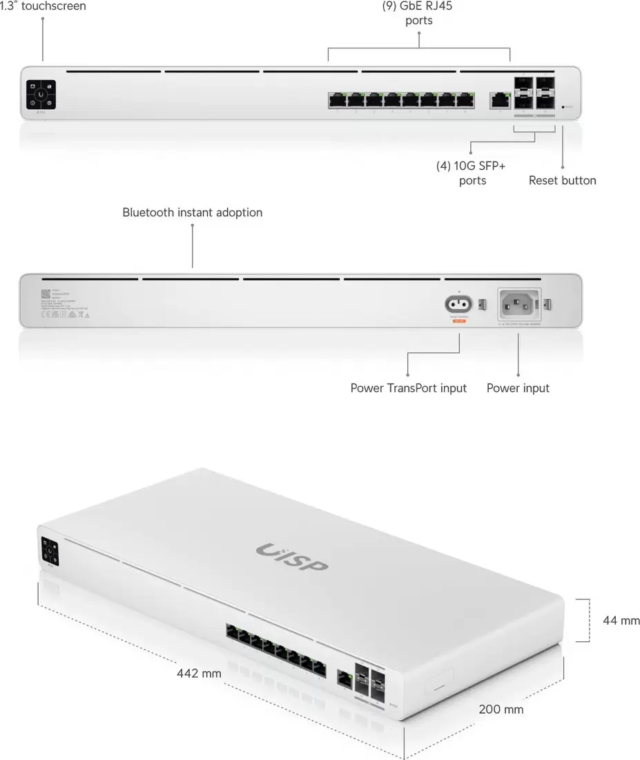 Маршрутизатор Ubiquiti UISP Router Pro фото