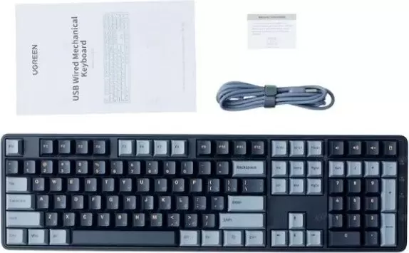Клавиатура Ugreen KU103 (черный/серый) фото