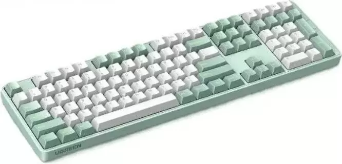 Клавиатура Ugreen KU103 (зеленый/белый) фото