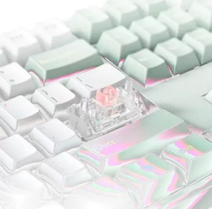 Клавиатура Ugreen KU103 (зеленый/белый) фото