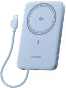 Ugreen Magflow Air Qi2 15W PB570 65839B 10000mAh (голубой)