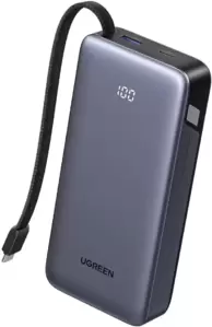 Портативное зарядное устройство Ugreen Nexode PB537 100W 20000mAh (серый) фото