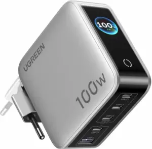 Сетевое зарядное Ugreen Nexode Pro 100W X773 65620B (серебристый/черный) фото