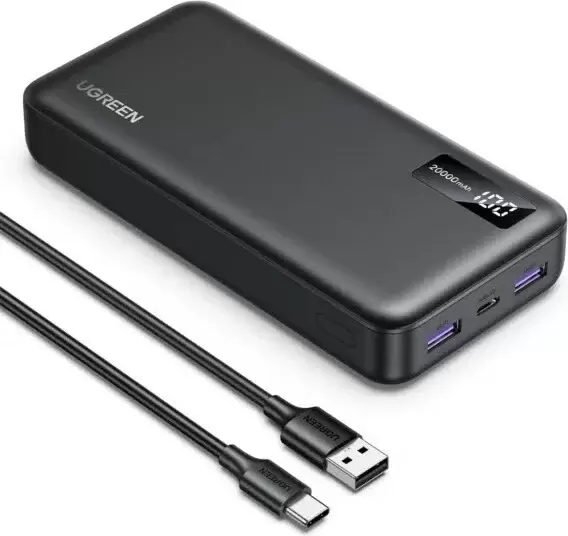 Портативное зарядное устройство Ugreen PB312 20000mAh (черный) фото
