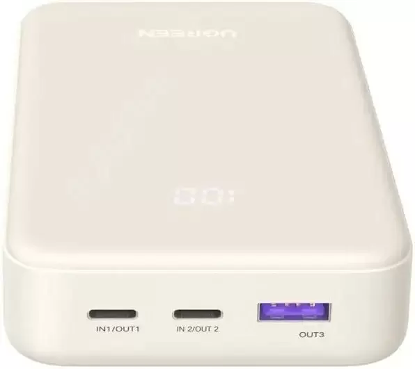 Портативное зарядное устройство Ugreen PB531 20000mAh (бежевый) фото