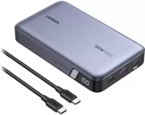 Портативное зарядное устройство Ugreen PB720 20000mAh (серый) фото