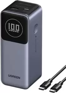 Портативное зарядное устройство Ugreen PB724 12000mAh (серый, китайская версия) фото