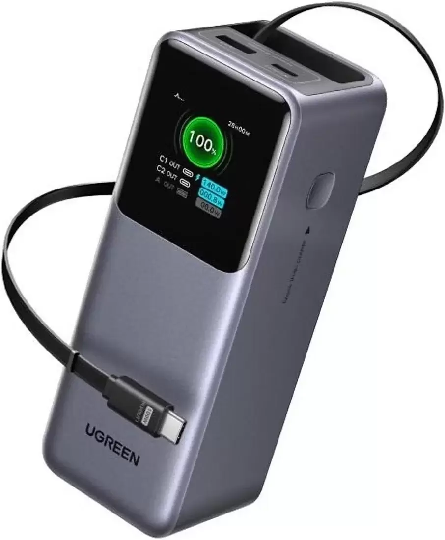 Портативное зарядное устройство Ugreen PB726 20000mAh (серый) фото