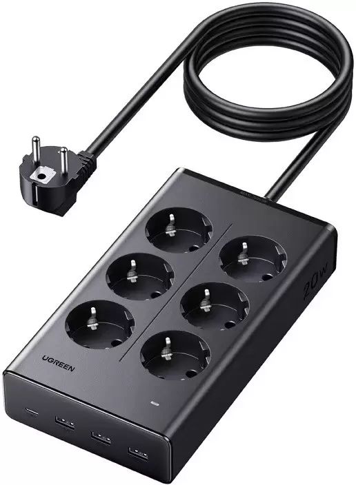 Ugreen S622 75141 (1.5 м, черный)