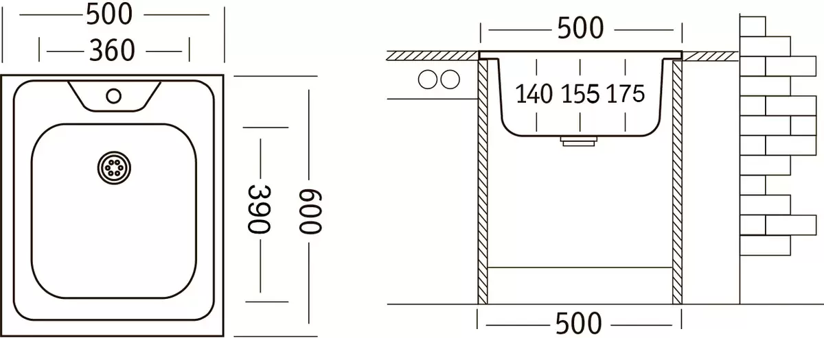 Кухонная мойка Ukinox STD500.600-5C 0CS Кухонная мойка Ukinox STD500.600-5C 0CS фото
