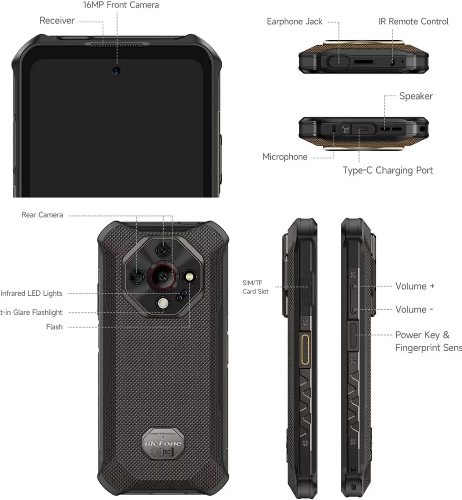 Ulefone Armor X16 6GB/128GB (серый) фото 3