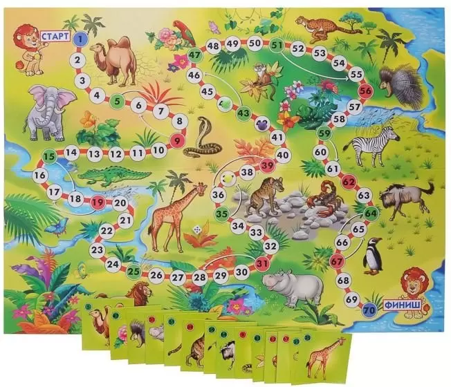 Настольная игра Улыбка Жаркая Африка 4607929341724 фото