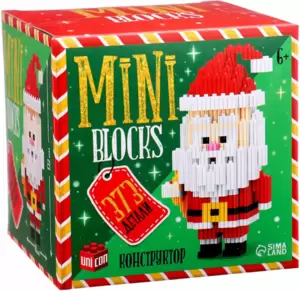 Конструктор Unicon Mini Blocks. Дед Мороз 68510 / 10380022 фото