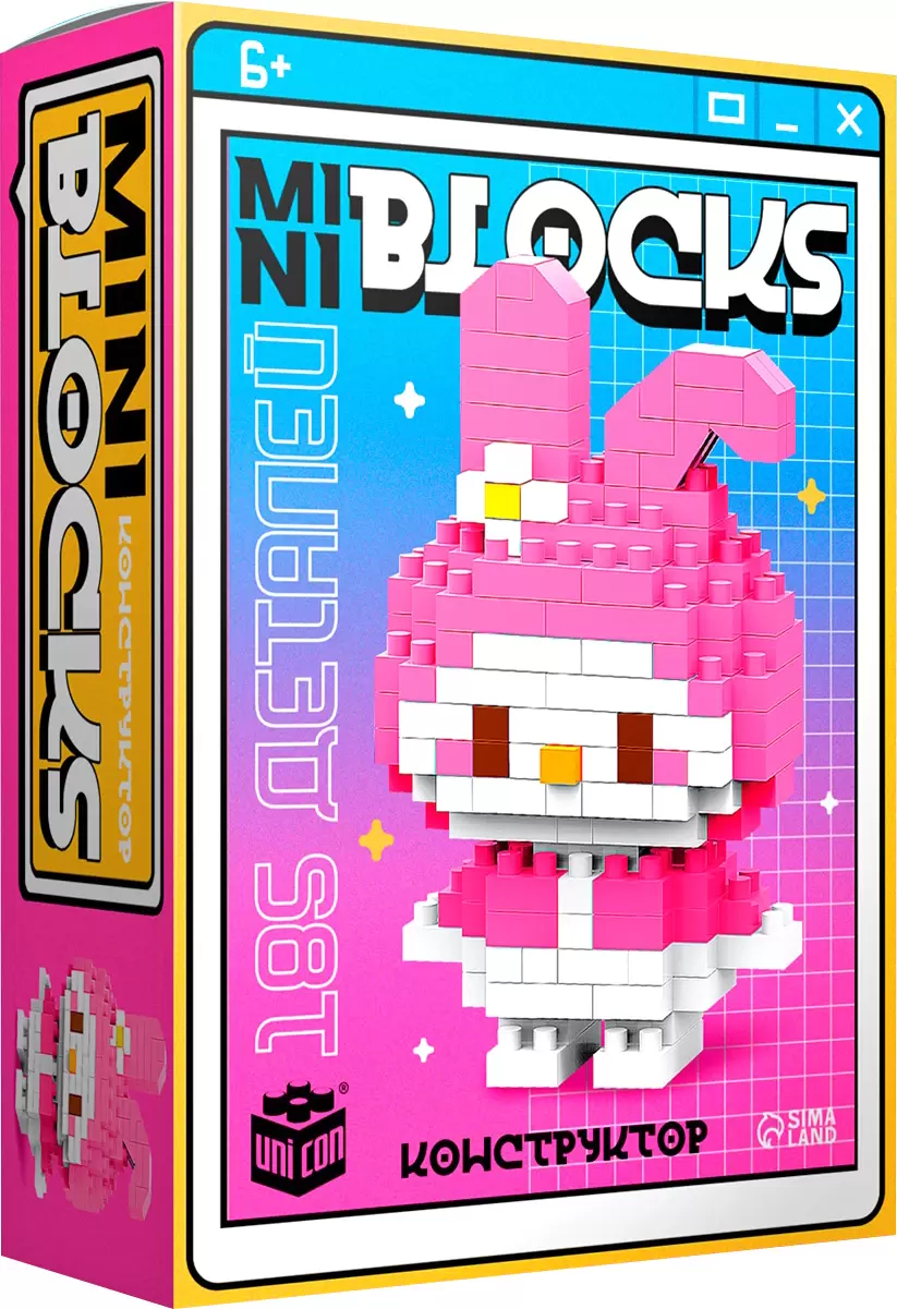Unicon Mini Blocks. Зайчик 1308-15 / 10620375