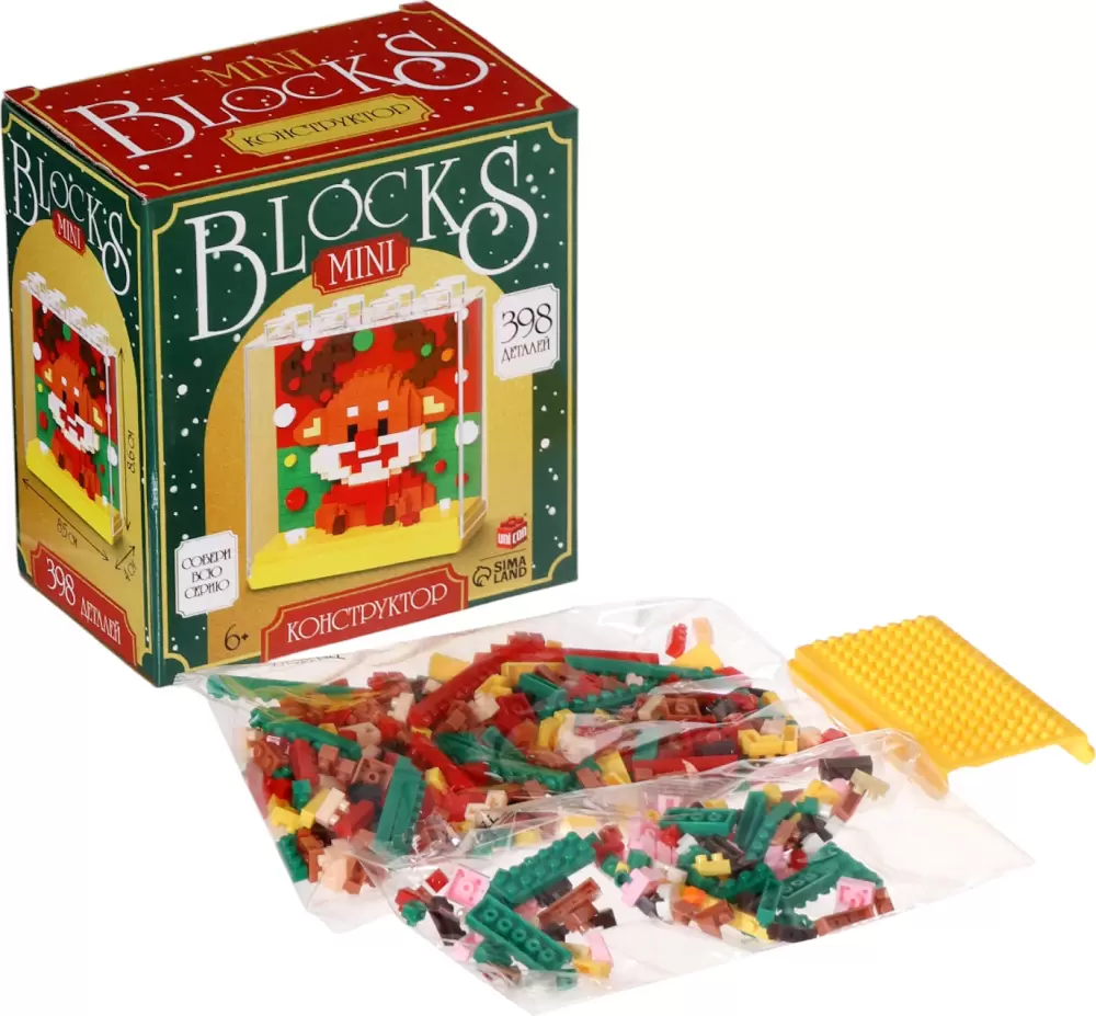 Микроконструктор Unicon Mini Blocks Олененок 7259 / 10869351 фото