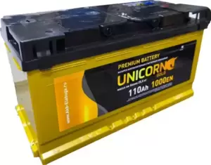 Аккумулятор Unicorn Gold 6СТ-110 R+ (110Ah) фото