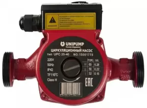 Циркуляционный насос UNIPUMP UPC 25-40 130 фото