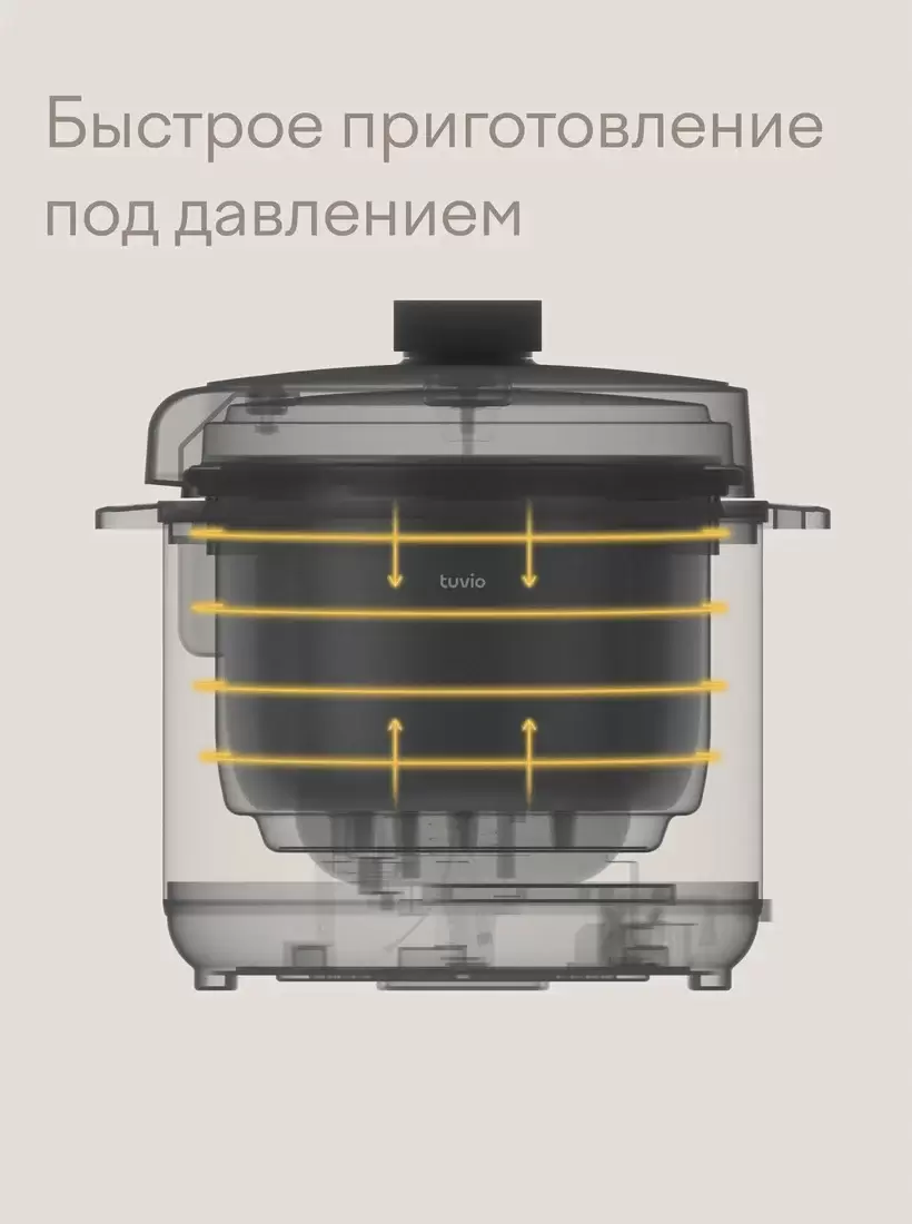 Мультиварка-скороварка Tuvio TMPC03D6 фото 3