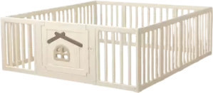 Игровой манеж UNIX Kids Classic Tree House 200x280 (Camel) фото