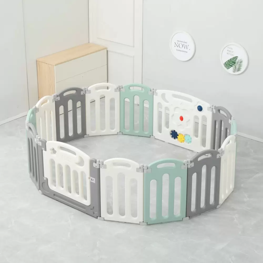 Игровой манеж UNIX Kids Simple 114x151 (Color) фото