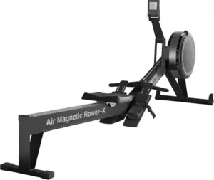 Гребной тренажер UNIXFit Pro Air Magnetic Rower-X Black фото