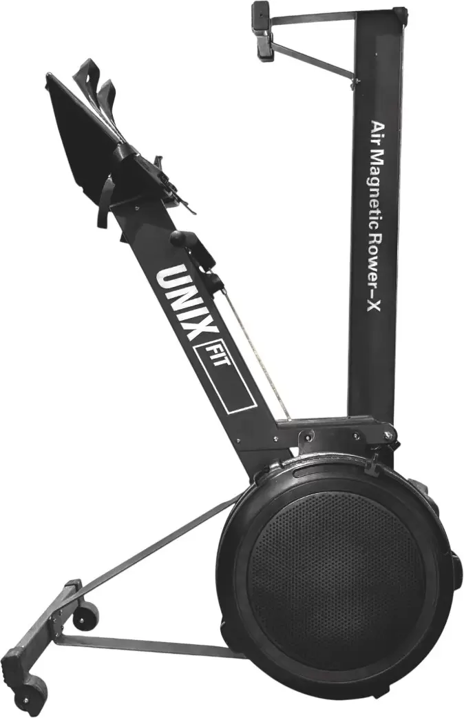 Гребной тренажер UNIXFit Pro Air Magnetic Rower-X RMAMRXB (черный) фото