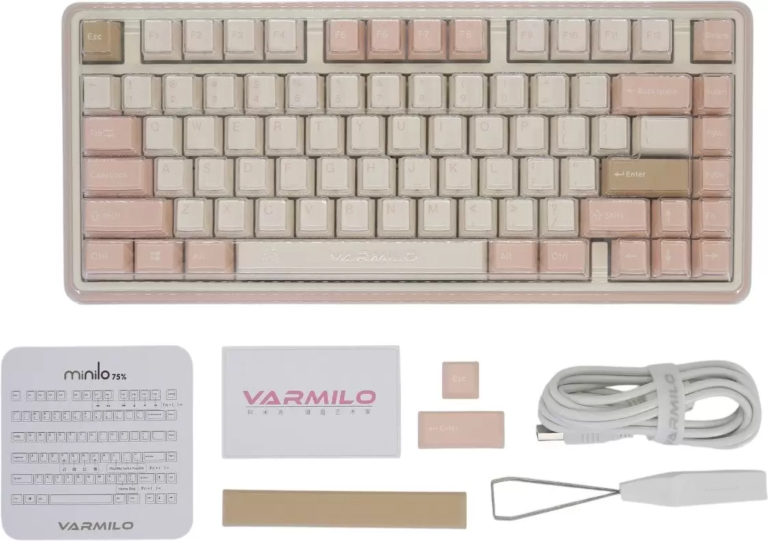 Клавиатура Varmilo Minilo VXB81 Mendozae (Varmilo EC Sakura V2, нет кириллицы) фото