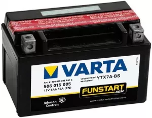 Аккумулятор VARTA FUNSTART AGM 506015005 (6Ah) фото