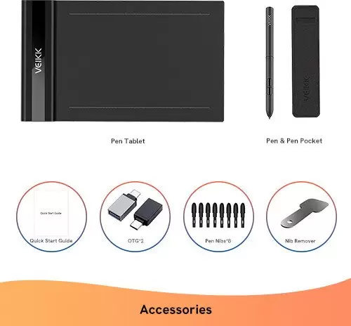 Графический планшет Veikk Creator Pop S640 фото