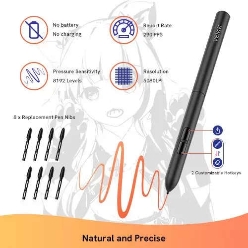 Графический планшет Veikk Creator Pop S640 фото