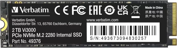 SSD Verbatim Vi3000 2TB 49376 фото