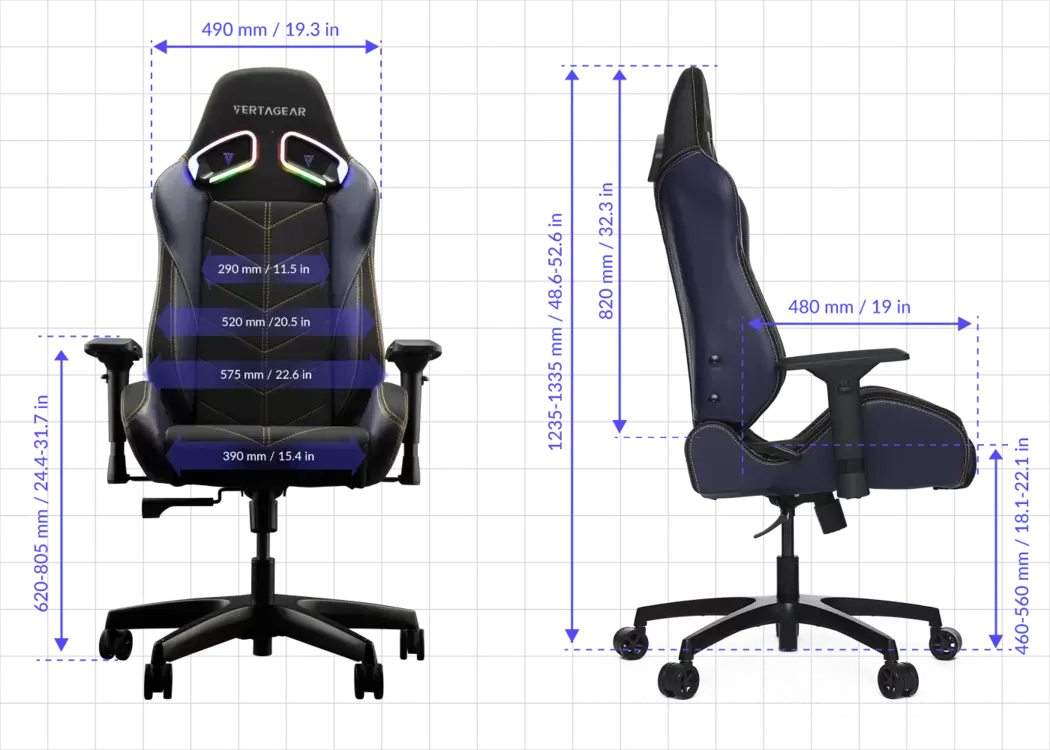 Игровое кресло Vertagear SL5000 (черный/красный) фото