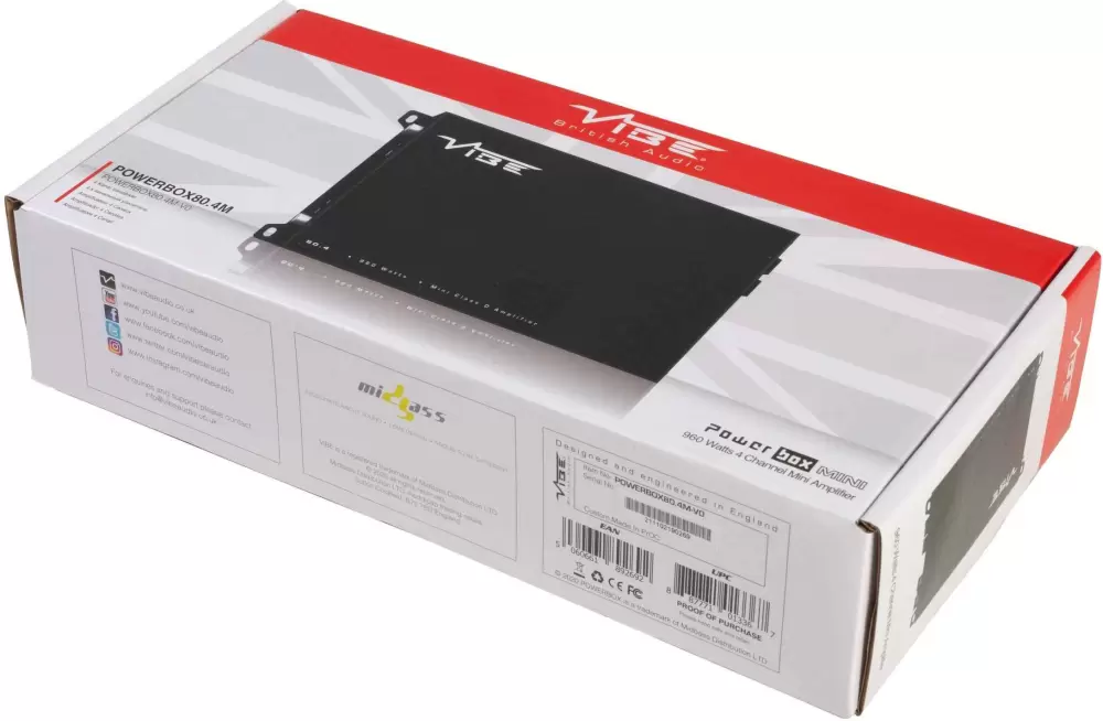 Автомобильный усилитель Vibe POWERBOX80.4M-V0 фото