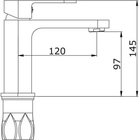 Смеситель Vieir V283511C фото