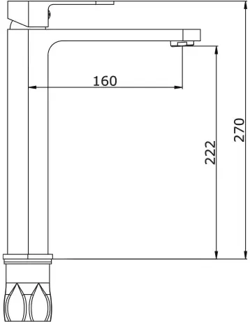 Смеситель Vieir V283512C фото