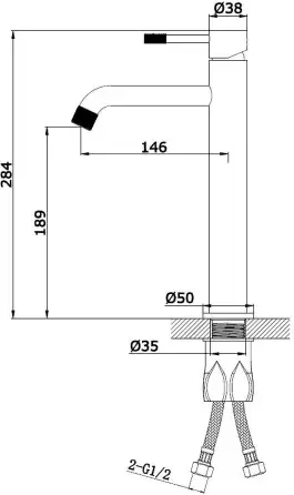 Смеситель Vieir V402512G фото