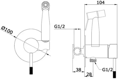 Смеситель Vieir V403553R фото