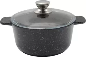 Кастрюля Виктория Гранит АЛА 4.0л (G08 4.0G) фото