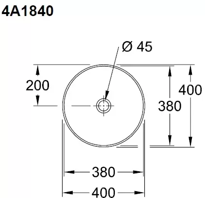 Умывальник Villeroy &#38; Boch Collaro 4A184001 фото
